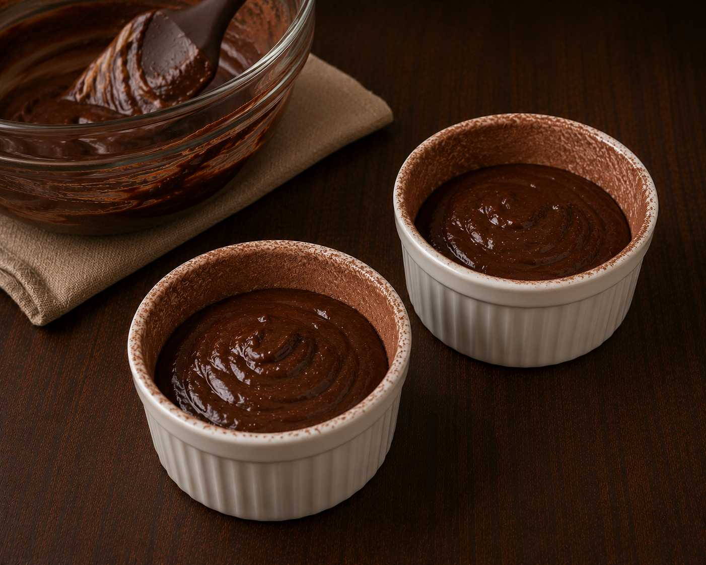 Fill the moulds