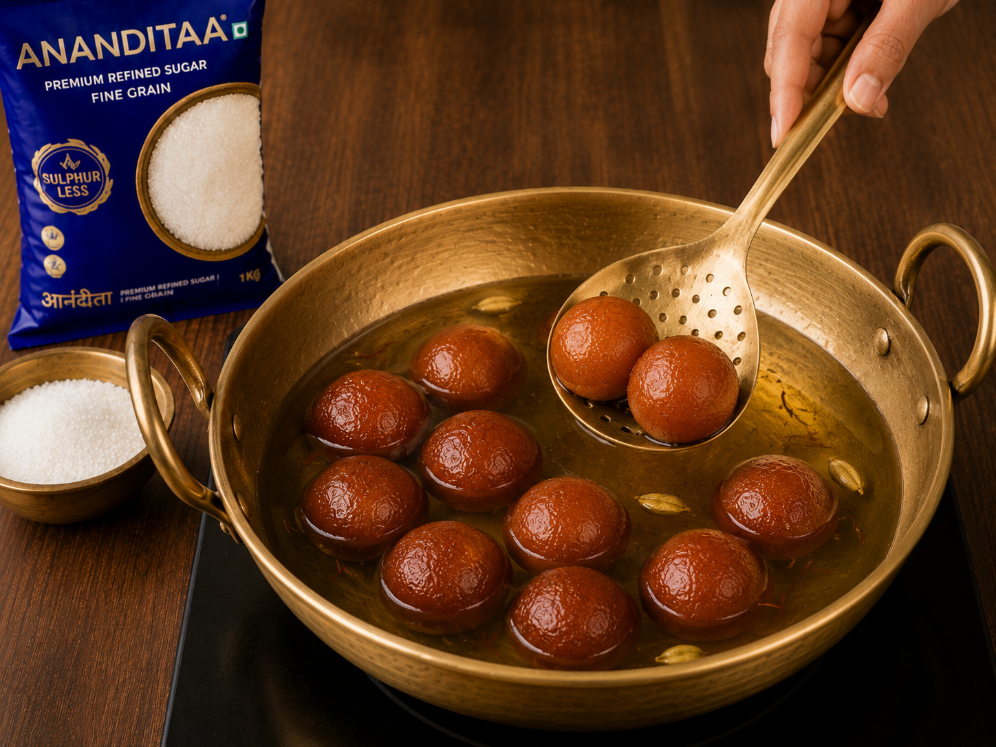 Soak in syrup